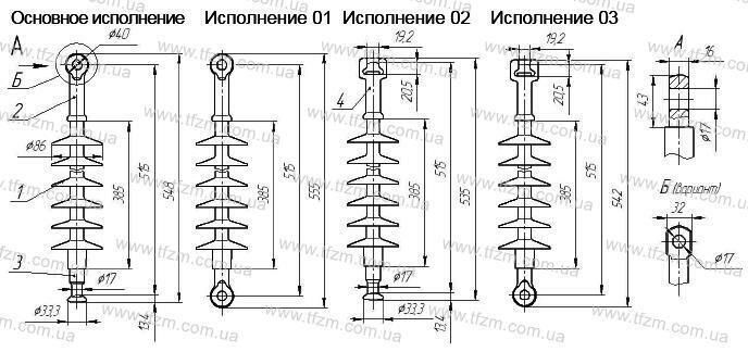 Ізолятор ЛК 70-35-2Ц ЛК70-35-2Ц фото