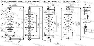 Изолятор ЛК 70-110-5Ц ЛК70-110-5Ц фото