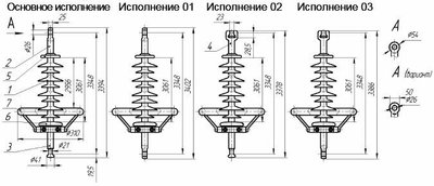 Ізолятор ЛК 160-330-5Ц ЛК160-330-5Ц фото