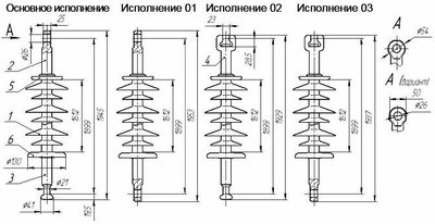 Ізолятор ЛК 160-150-5Ц ЛК160-150-5Ц фото