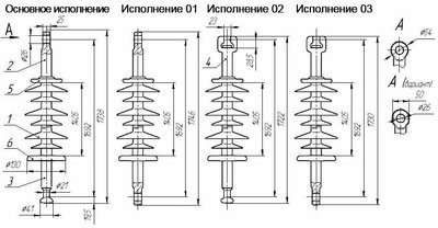 Ізолятор ЛК 160-150-3Ц ЛК160-150-3Ц фото