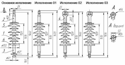 Изолятор ЛК 160-110-3Ц ЛК160-110-3Ц фото