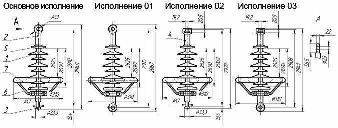 Изолятор ЛК 120-330-3Ц ЛК120-330-3Ц фото