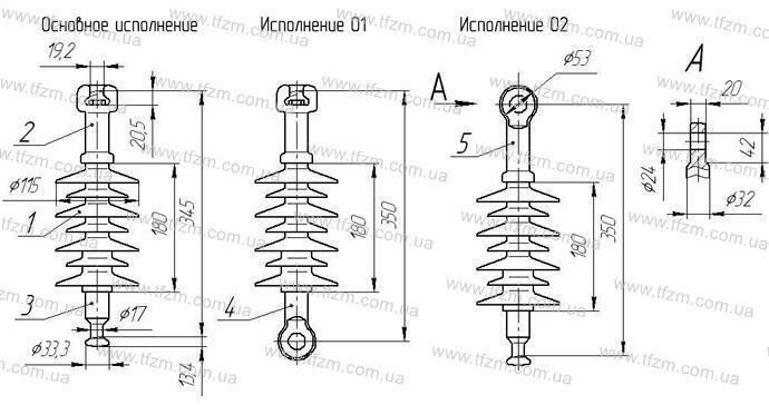 Изолятор ПСКЦ 120-3,3-7 ПСКЦ120-3,3-7 фото