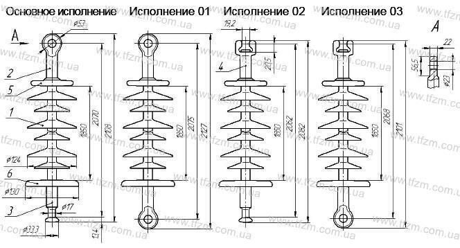 Изолятор ЛК 120-220-3Ц ЛК120-220-3Ц фото