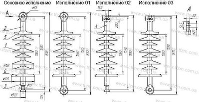 Ізолятор ЛК 120-150-3Ц ЛК120-150-3Ц фото