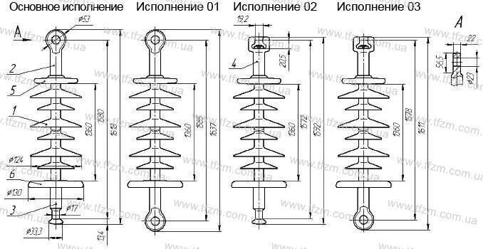 Ізолятор ЛК 120-150-3Ц ЛК120-150-3Ц фото