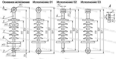 Ізолятор ЛК 120-110-2Ц ЛК120-110-2Ц фото