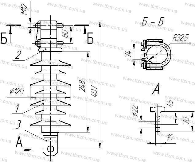 Изолятор КСКЦ 120-8-3,3-7 КСКЦ120-8-3,3-7 фото