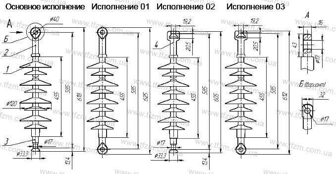 Ізолятор ЛК 70-35-5Ц ЛК70-35-5Ц фото